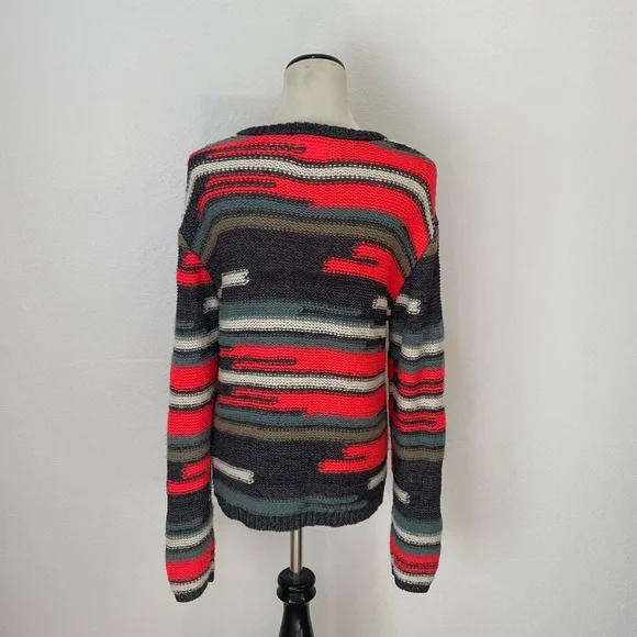 Anthropologie Nümph Gerda Mixed Knit Sweater Size Small - Picture 3 of 6